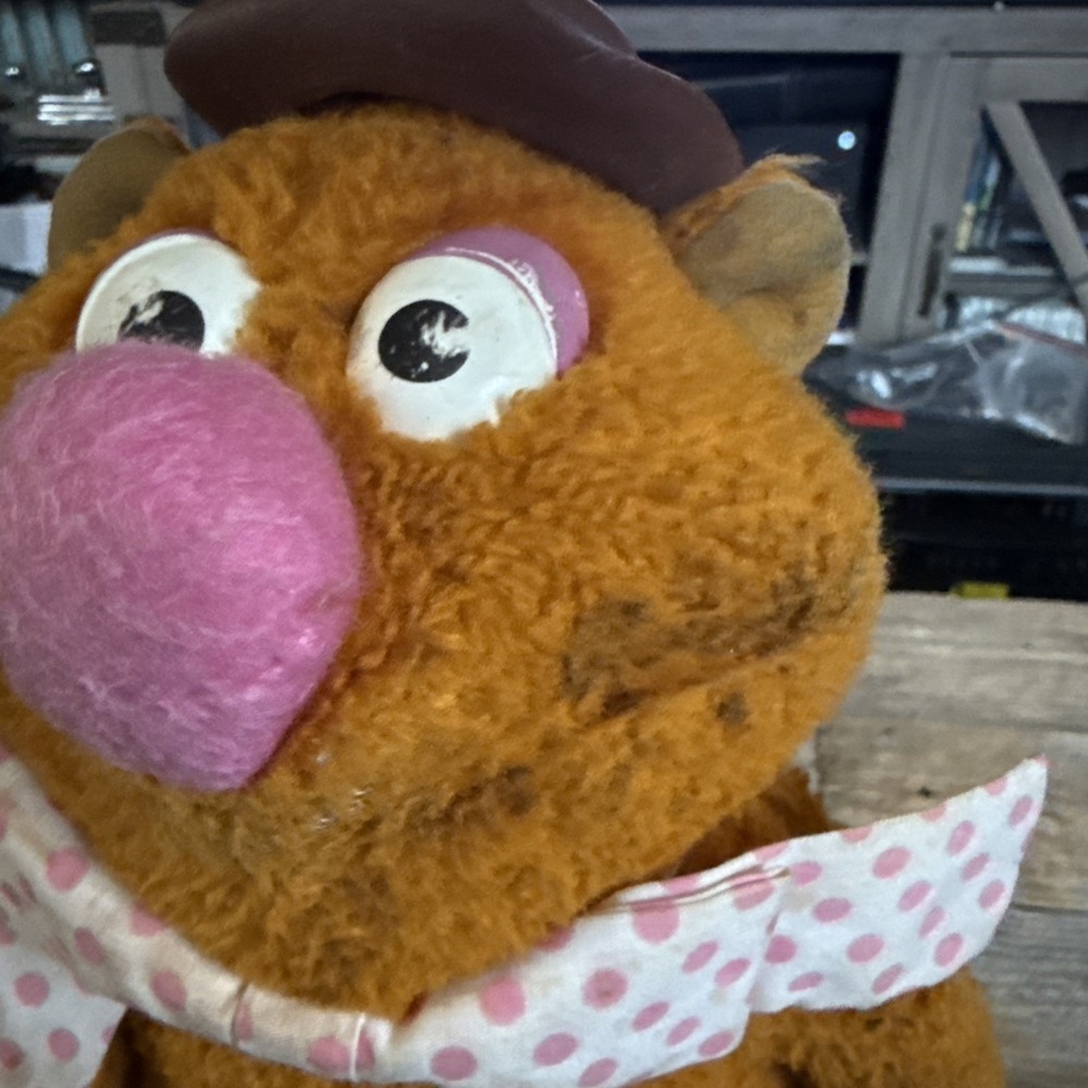 Vintage 1976 Fisher Price FOZZIE BEAR #851 Jim Henson The‎ Muppet Show Plush 14" - Picture 5 of 12